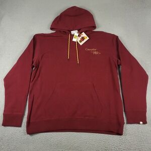 CAT X Colour Plus Co Sweater Mens Size XL Red Caterpillar Hoodie Sweatshirt